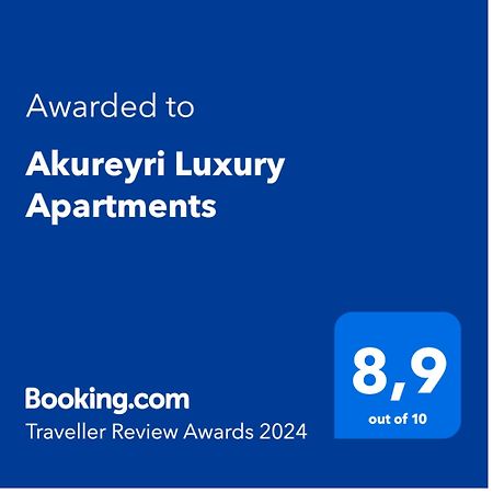 Akureyri Lux Apartments With Hot Tub Access Exterior photo