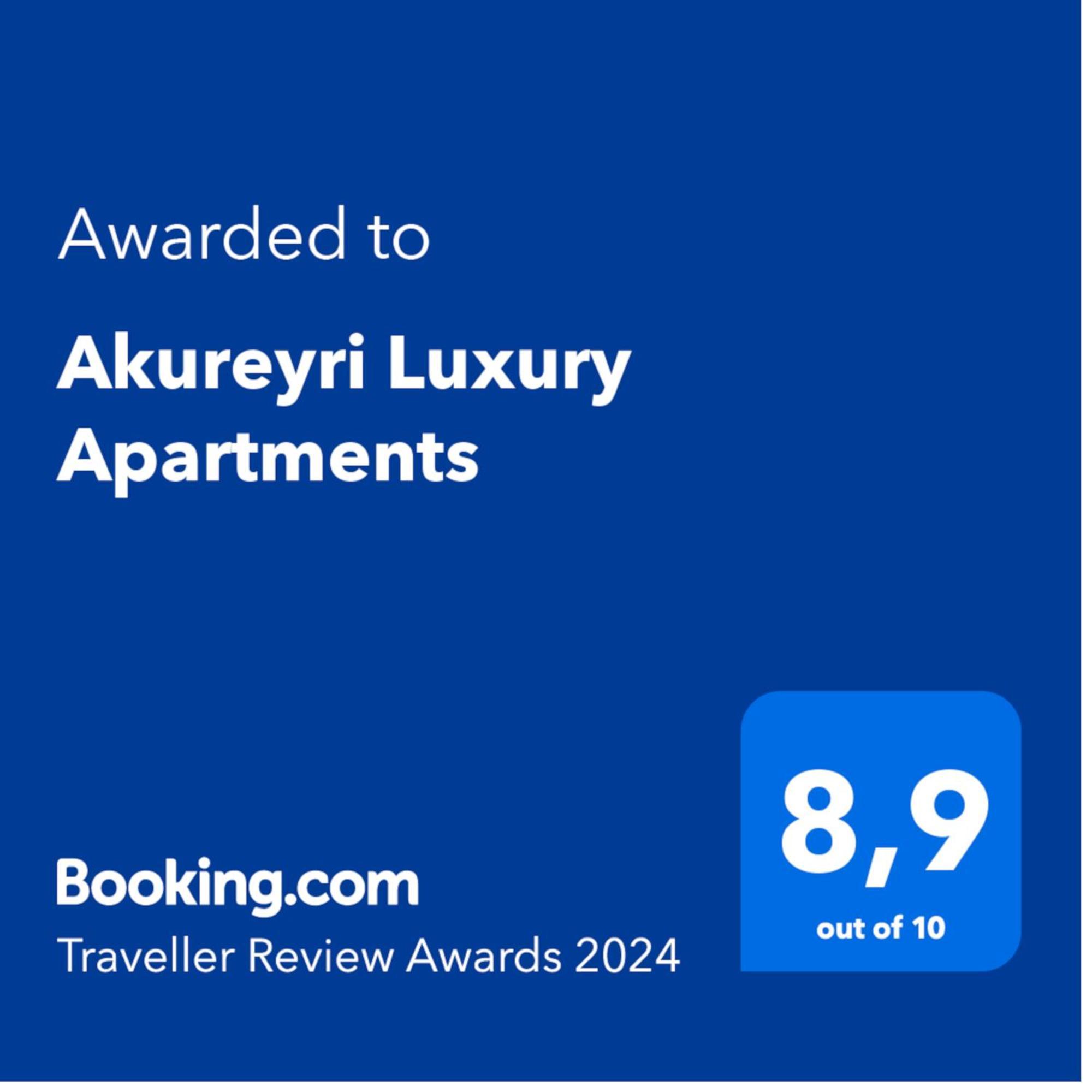 Akureyri Lux Apartments With Hot Tub Access Exterior photo